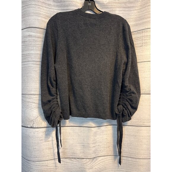 Autumn Cashmere Ruched Sleeve Tie Detail Sweater Size XS - Picture 4 of 5